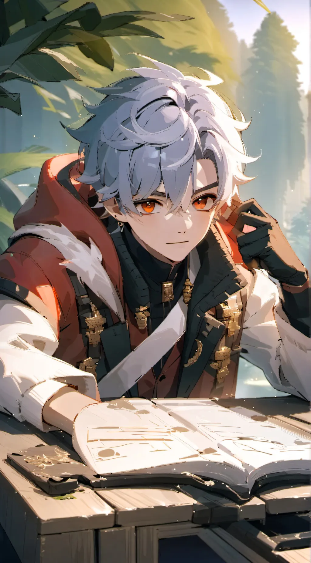 ai character: springo  background