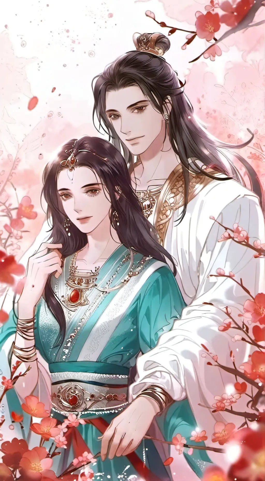 ai character: mamá y papá  background