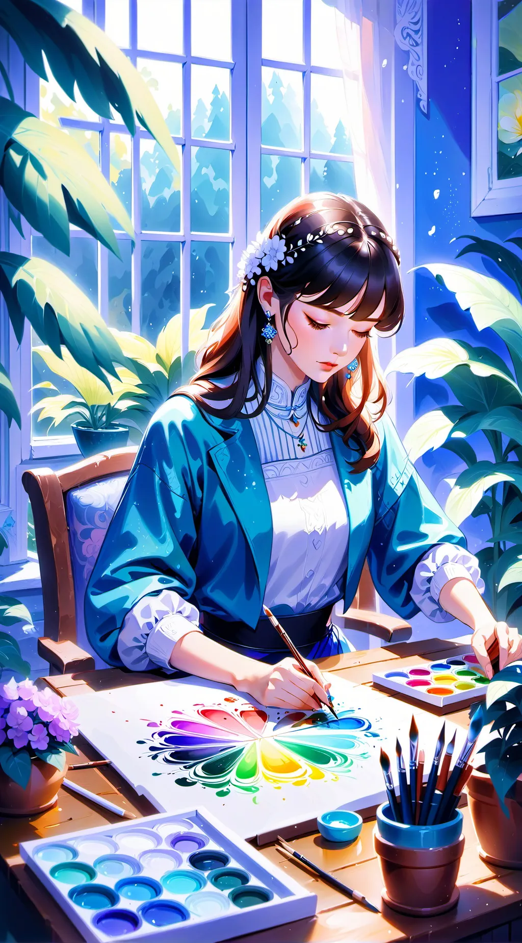 ai character: Lily background