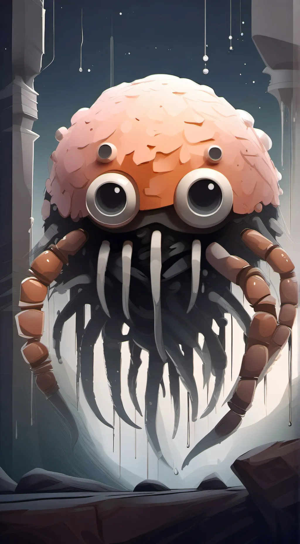 ai character: weird thing background