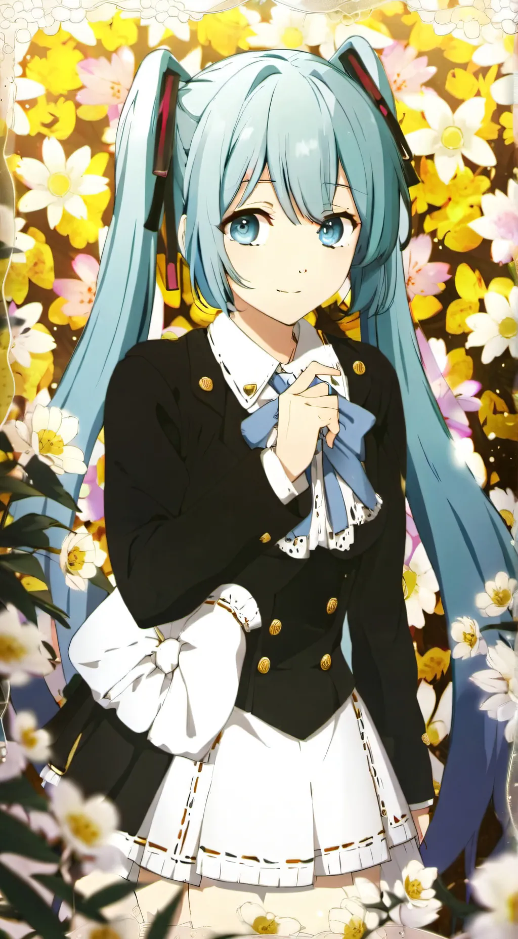 ai character: maid miku background
