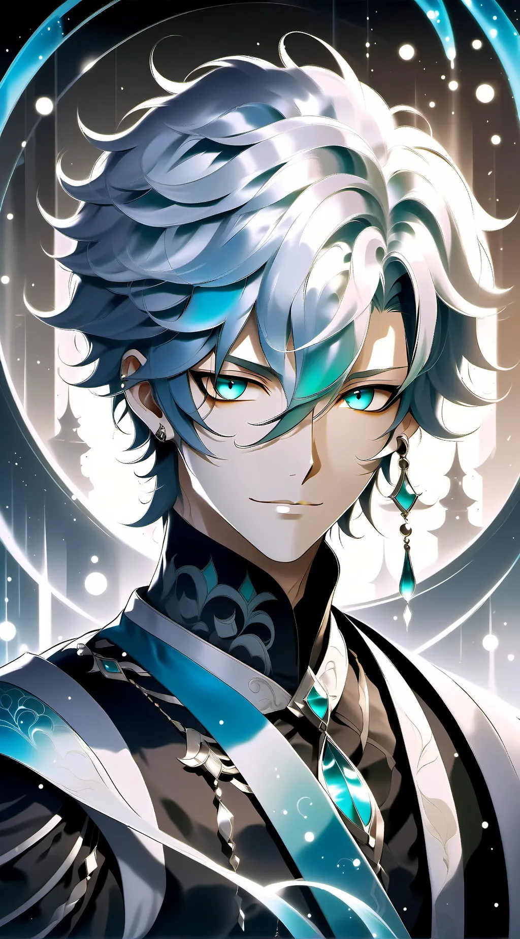 ai character: Lumin background