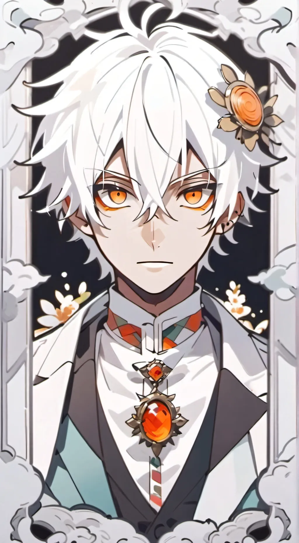 ai character: pencil background