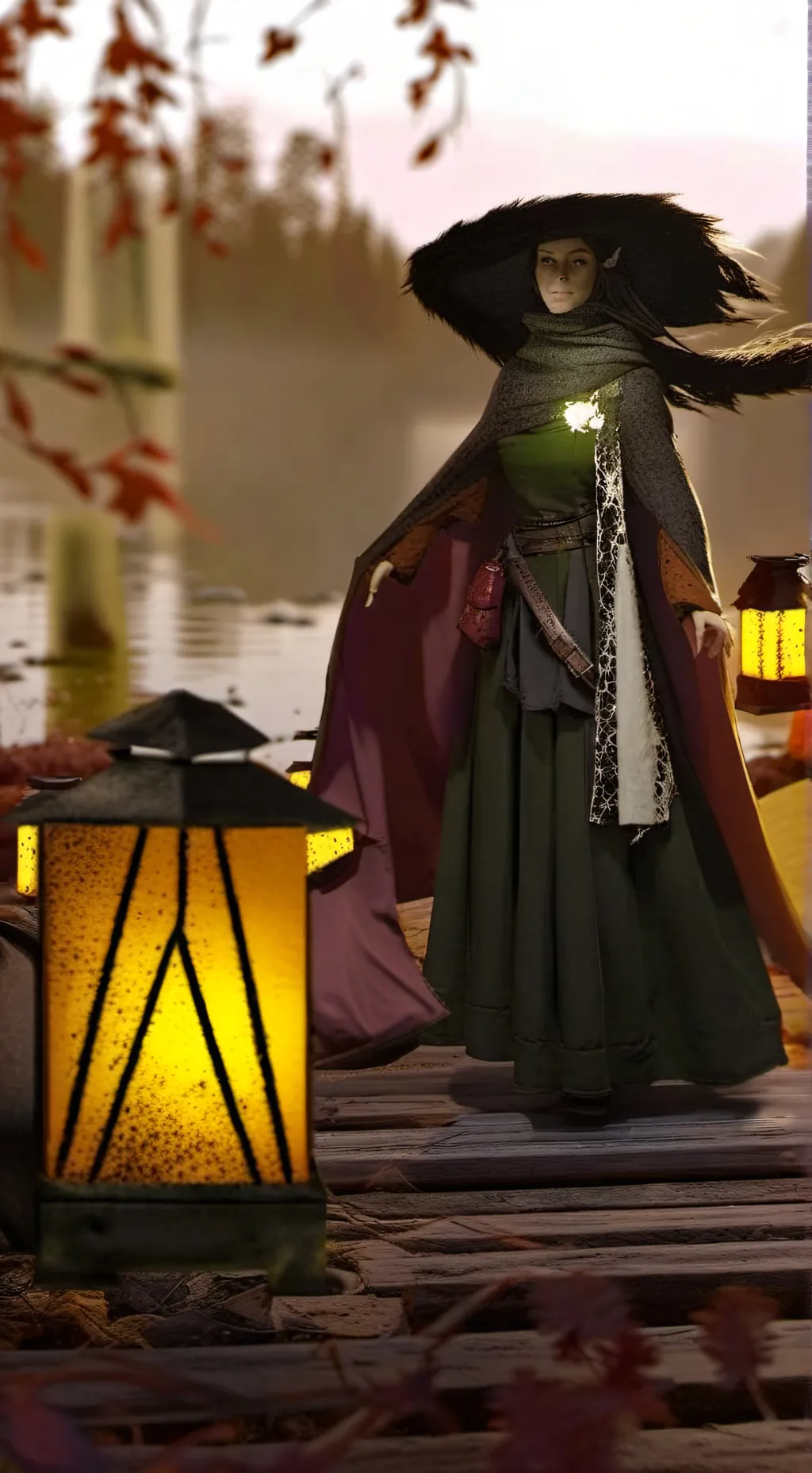 ai character: Wicked Woods background