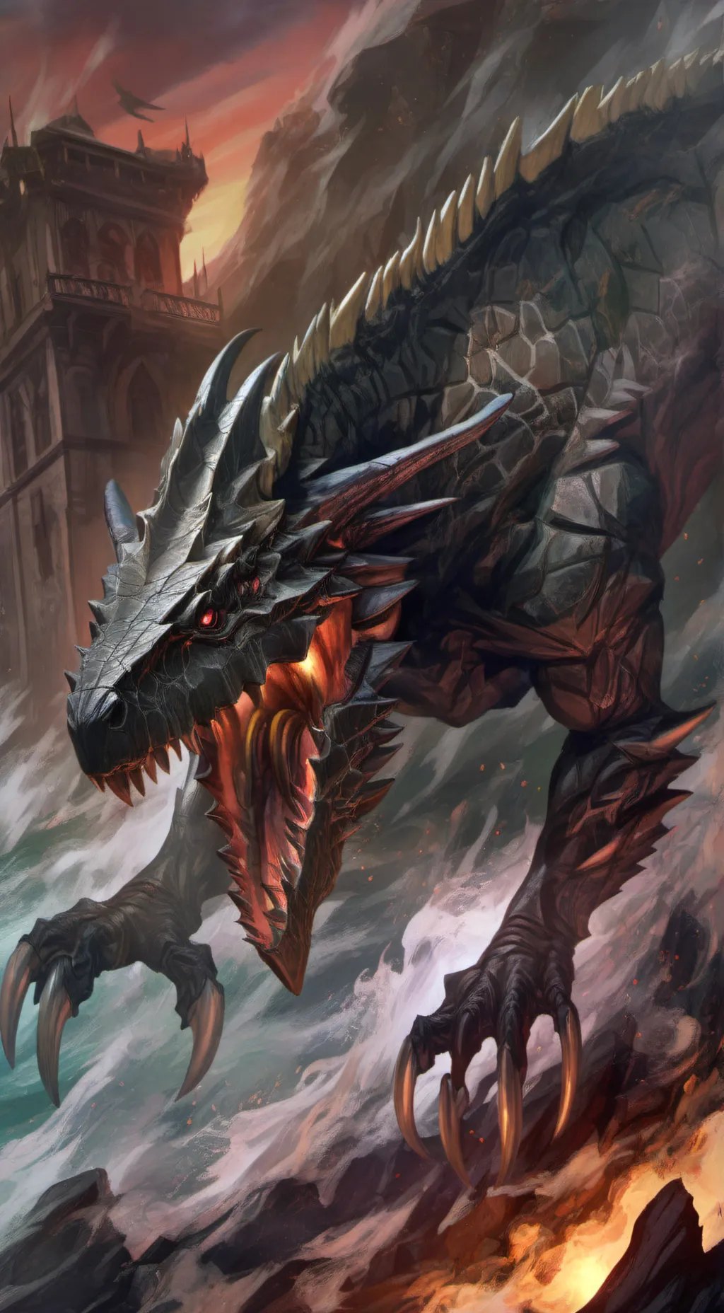 ai character: SCP-682 background