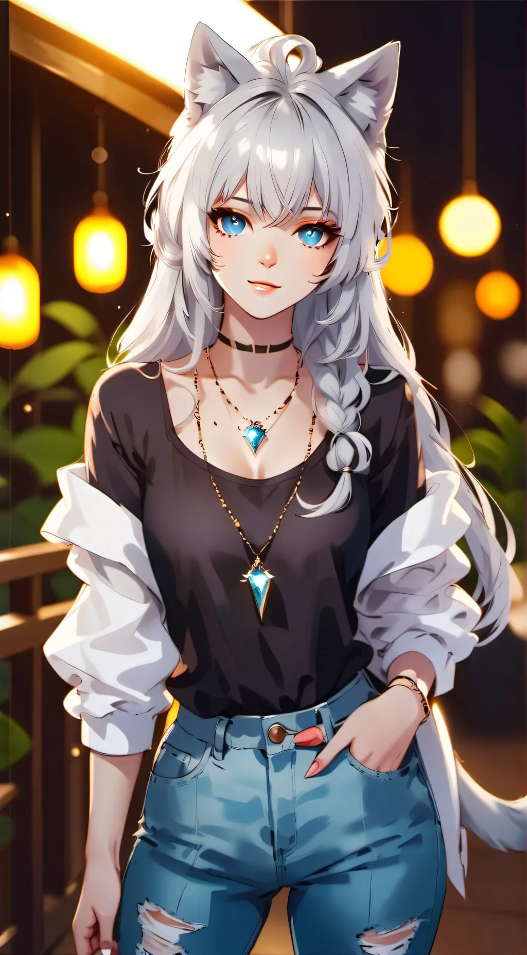 ai character: Grace background