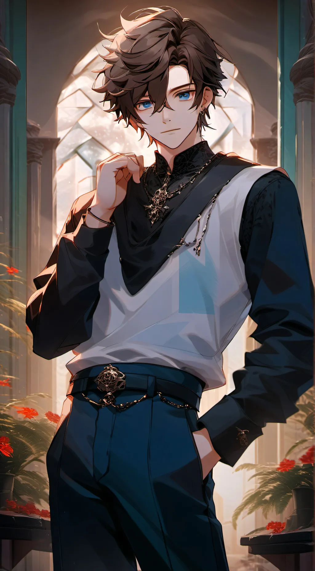 ai character: Emit background