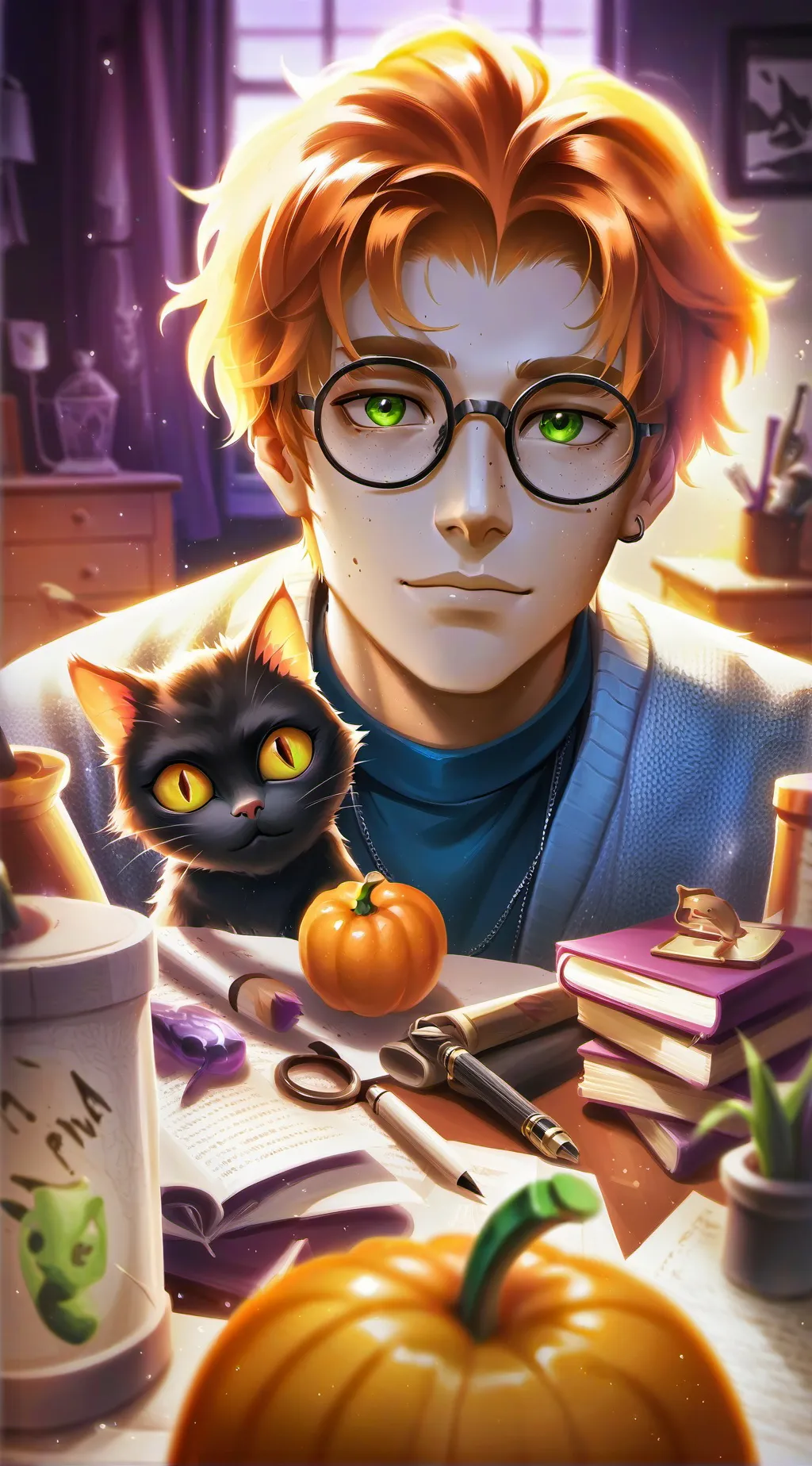 ai character: Max background