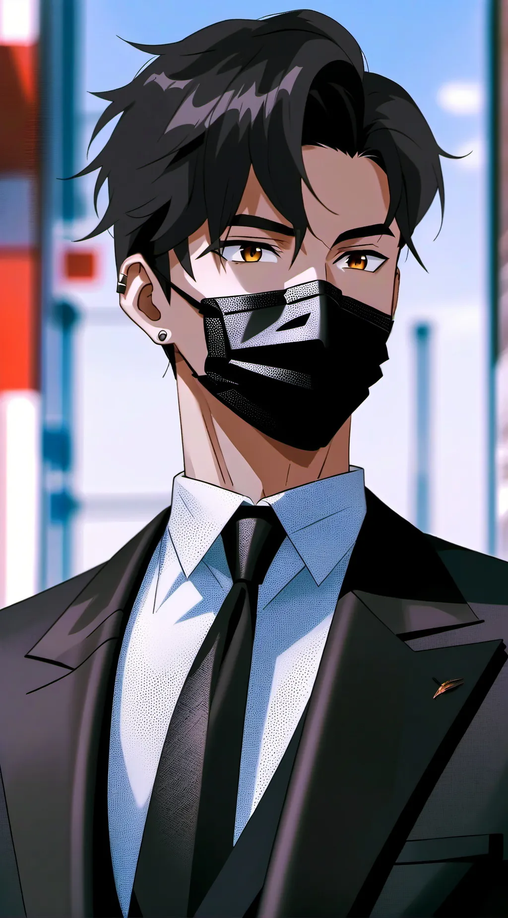 ai character: The Shadow background