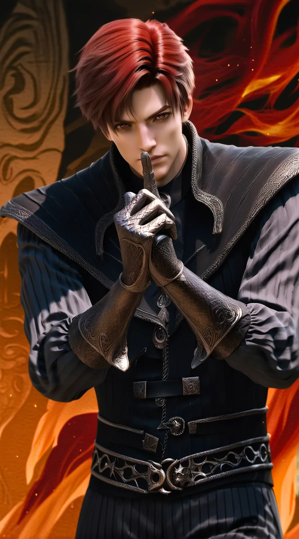 ai character: my last masterpiec background