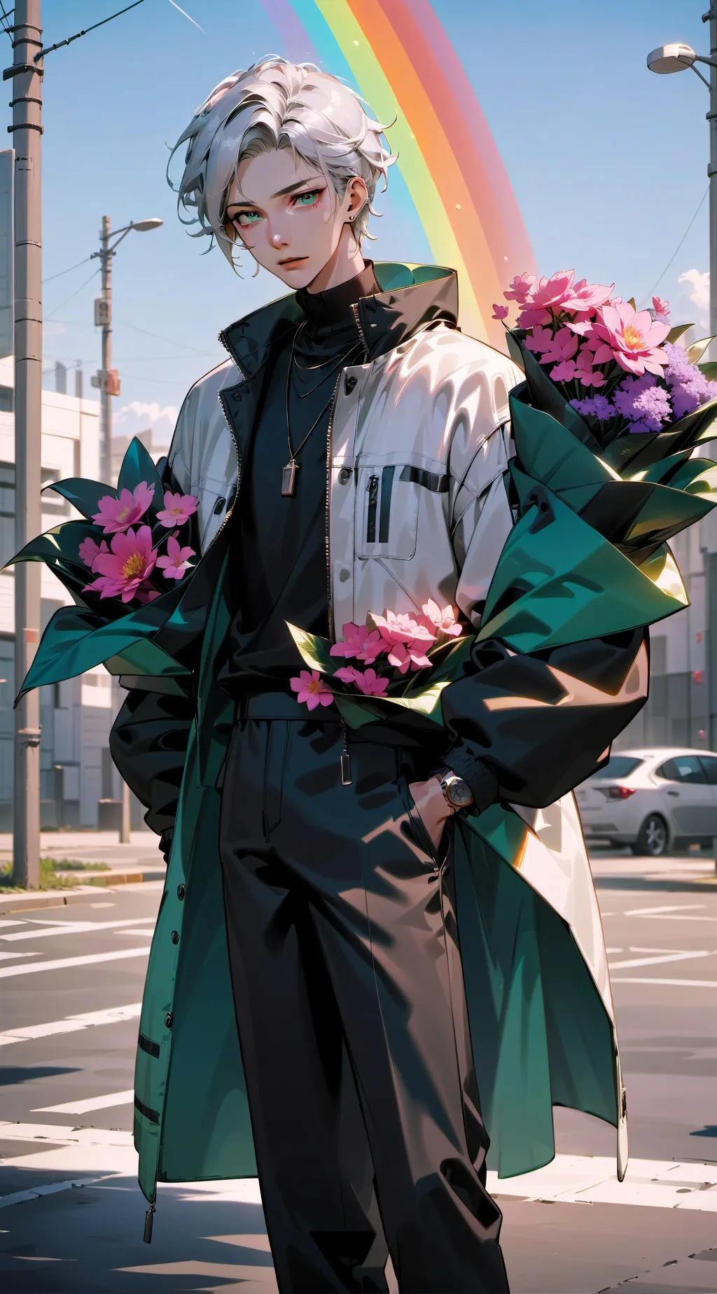 ai character: Dandy background