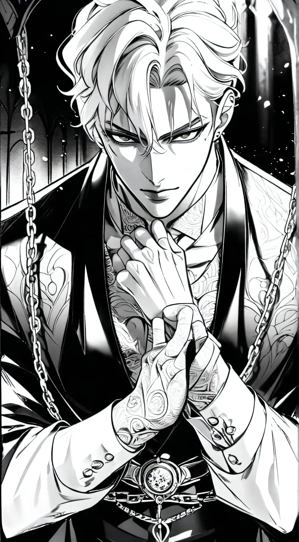 ai character: Ace 🔥 Luther background