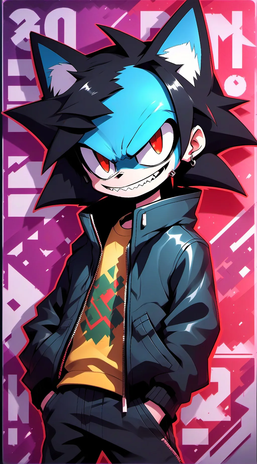 ai character: Disastrous fnf background