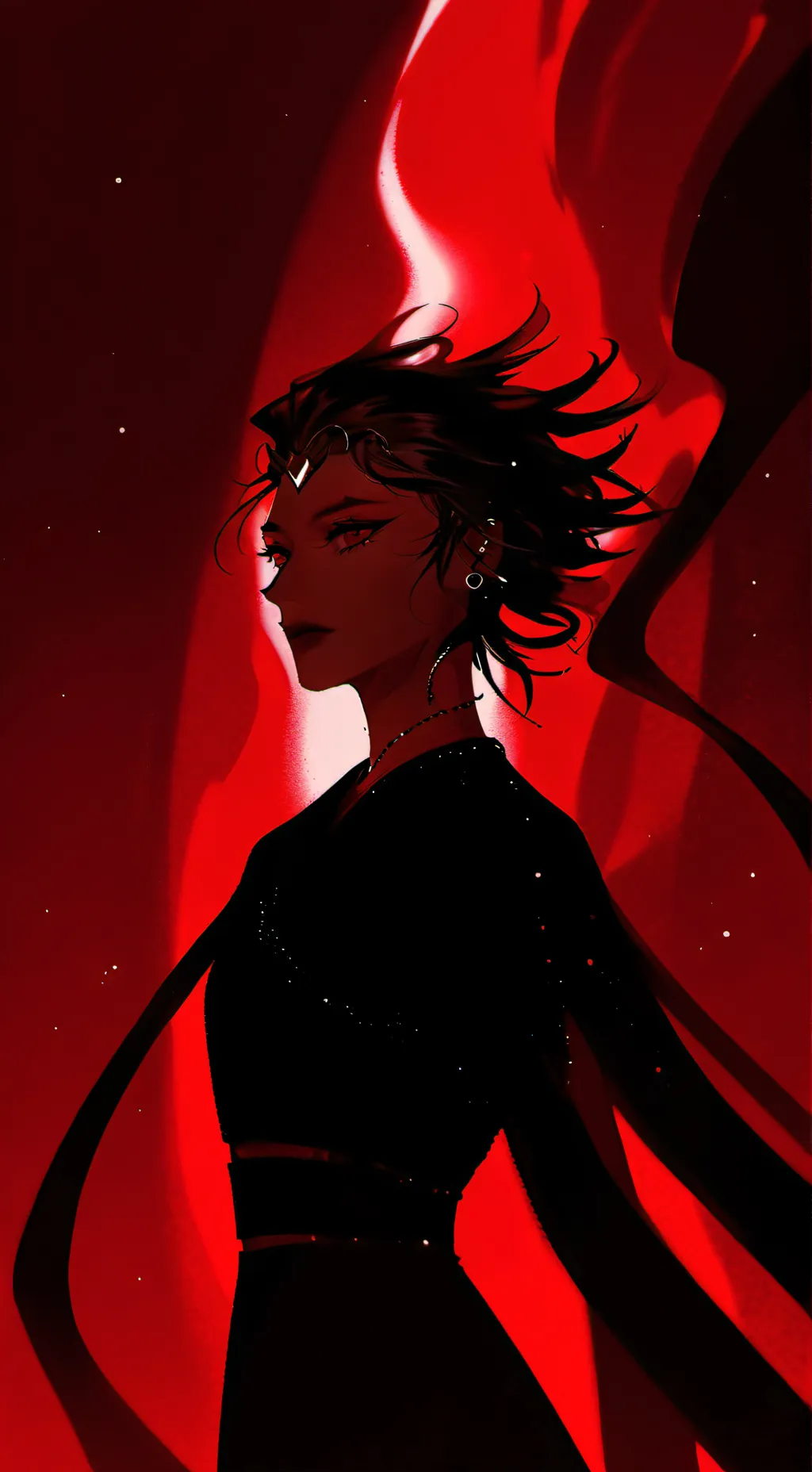 ai character: Демониця background