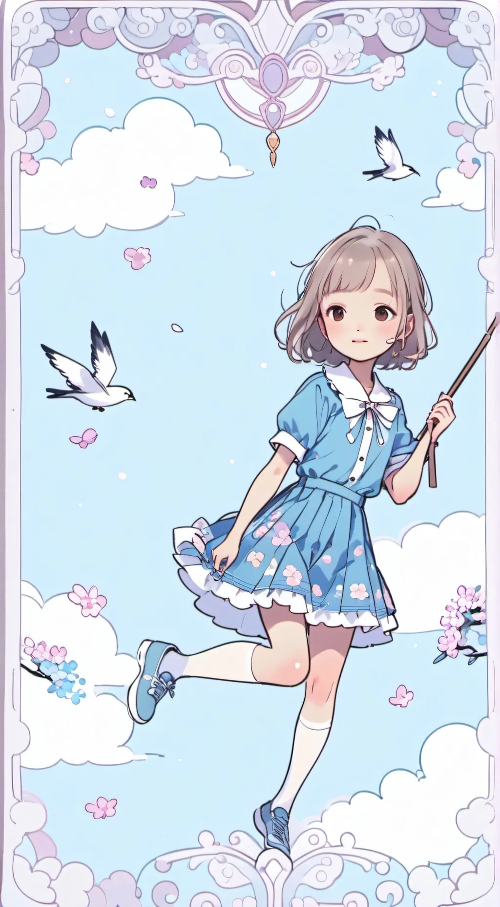 ai character: сестрёнка background