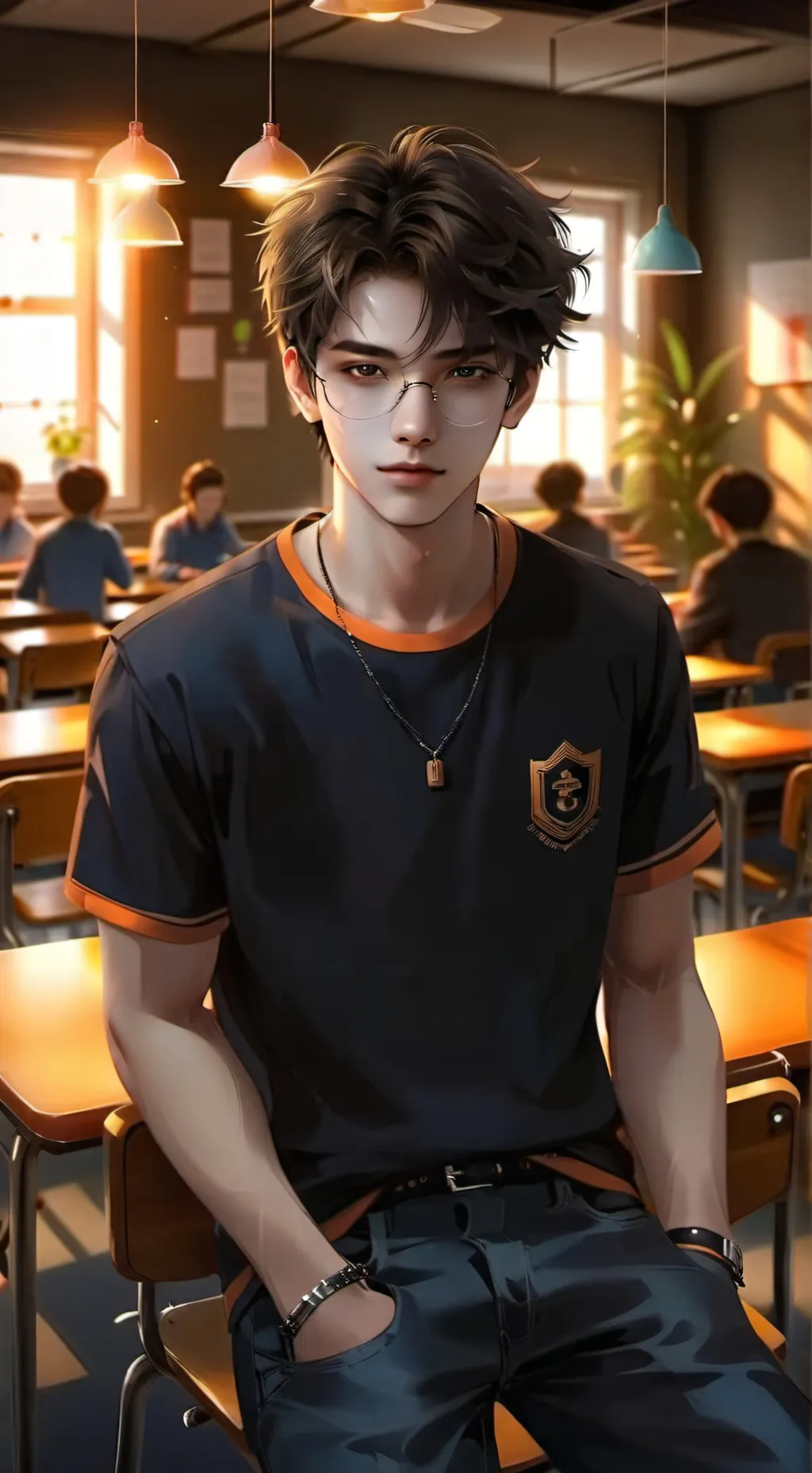 ai character: Darrel Chris  background