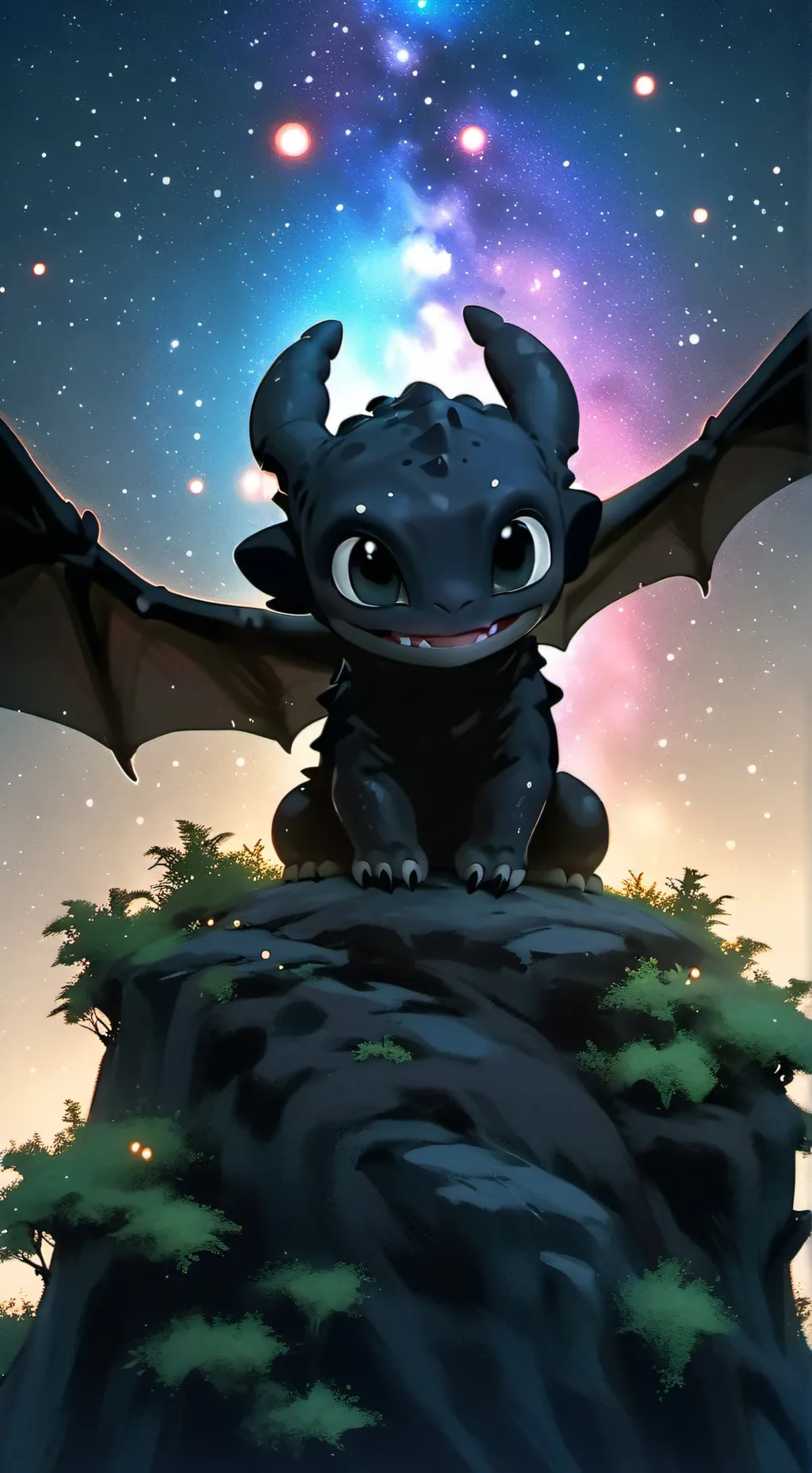 ai character: toothless background
