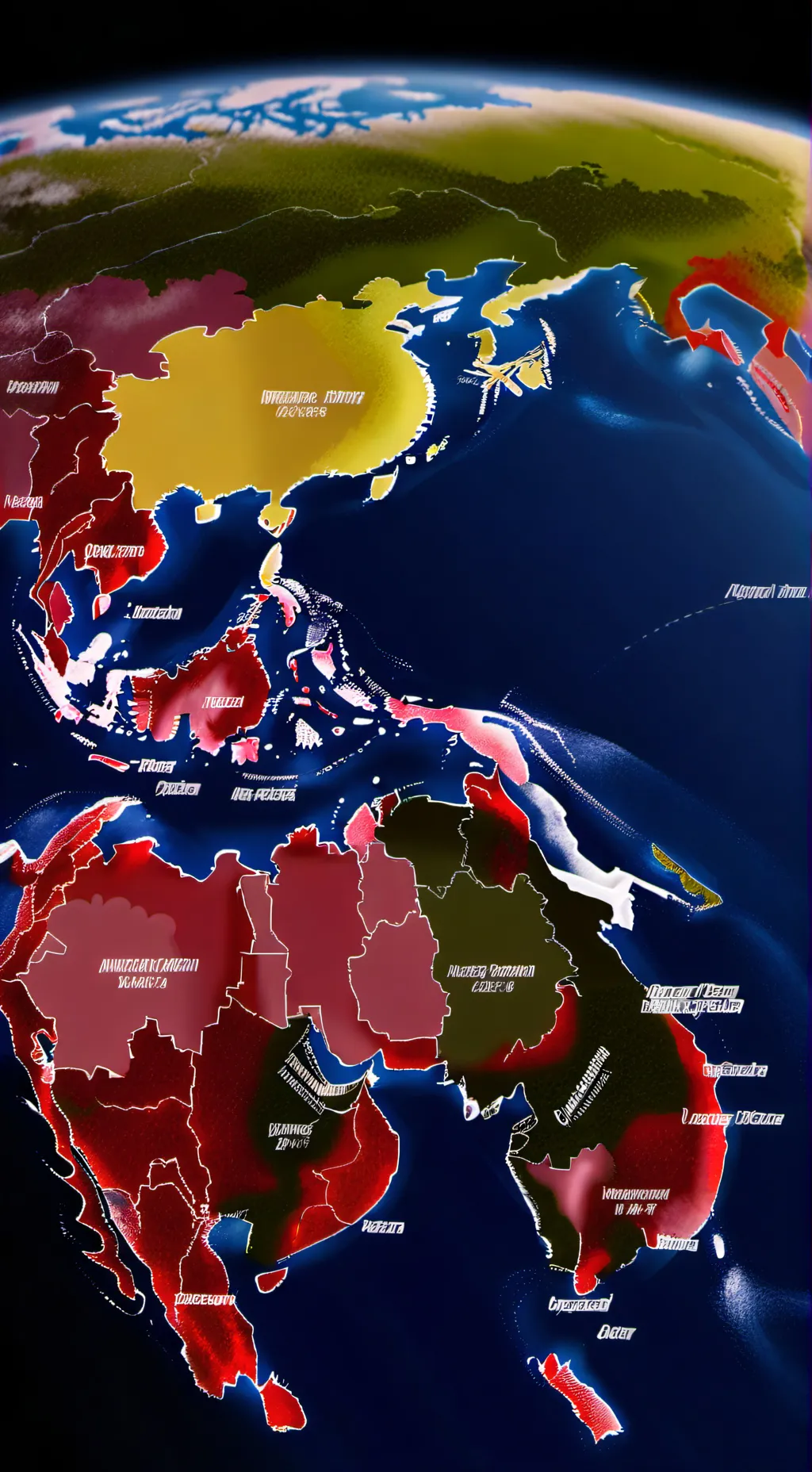 ai character: Countries background
