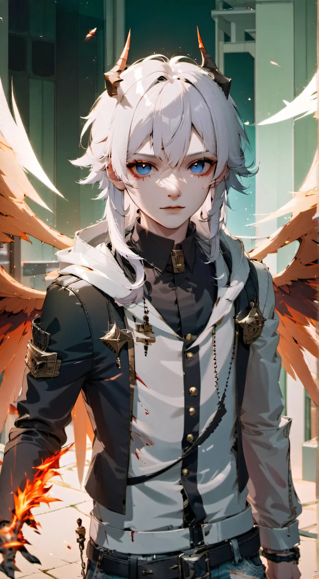 ai character: "Error" background