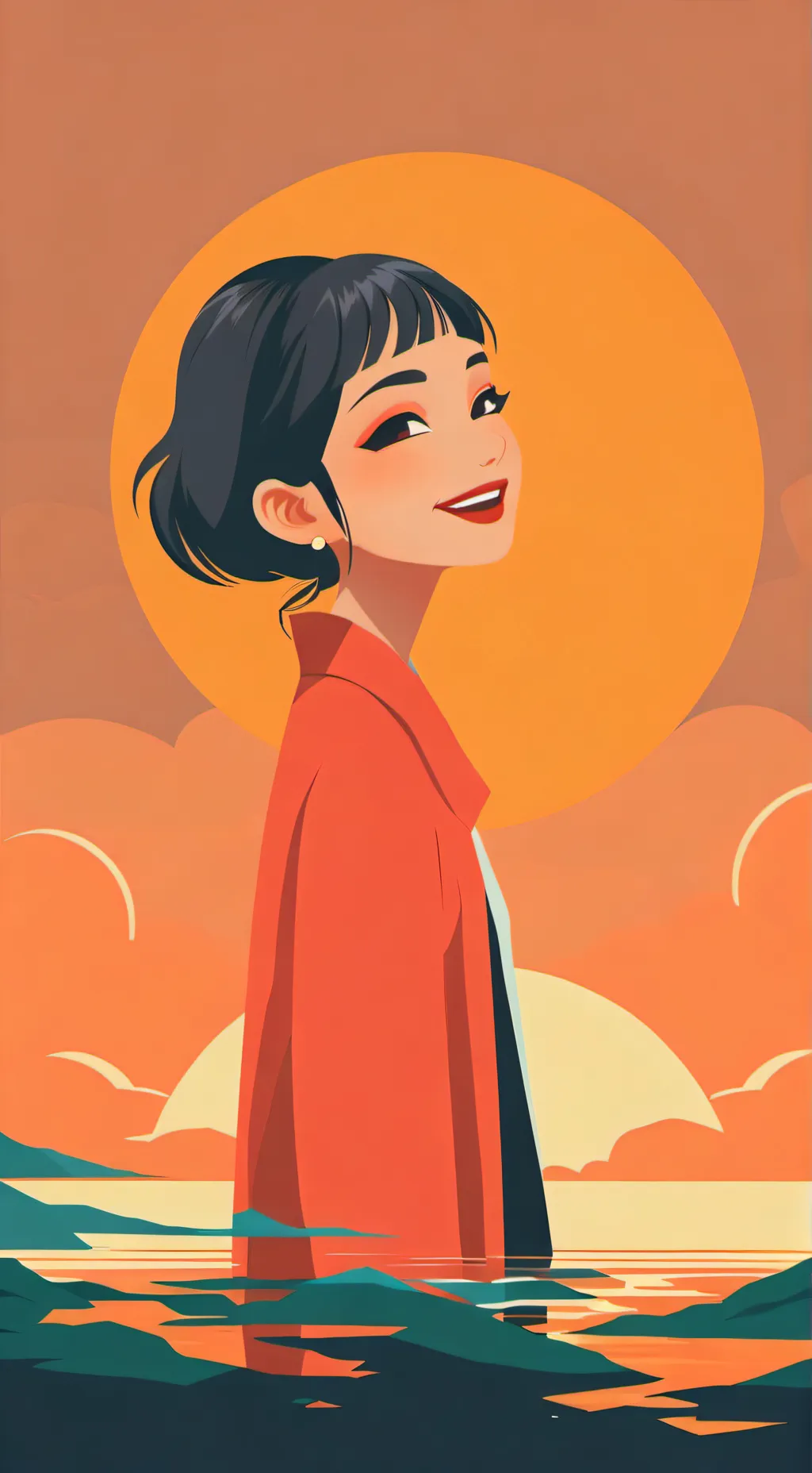 ai character: zoey background