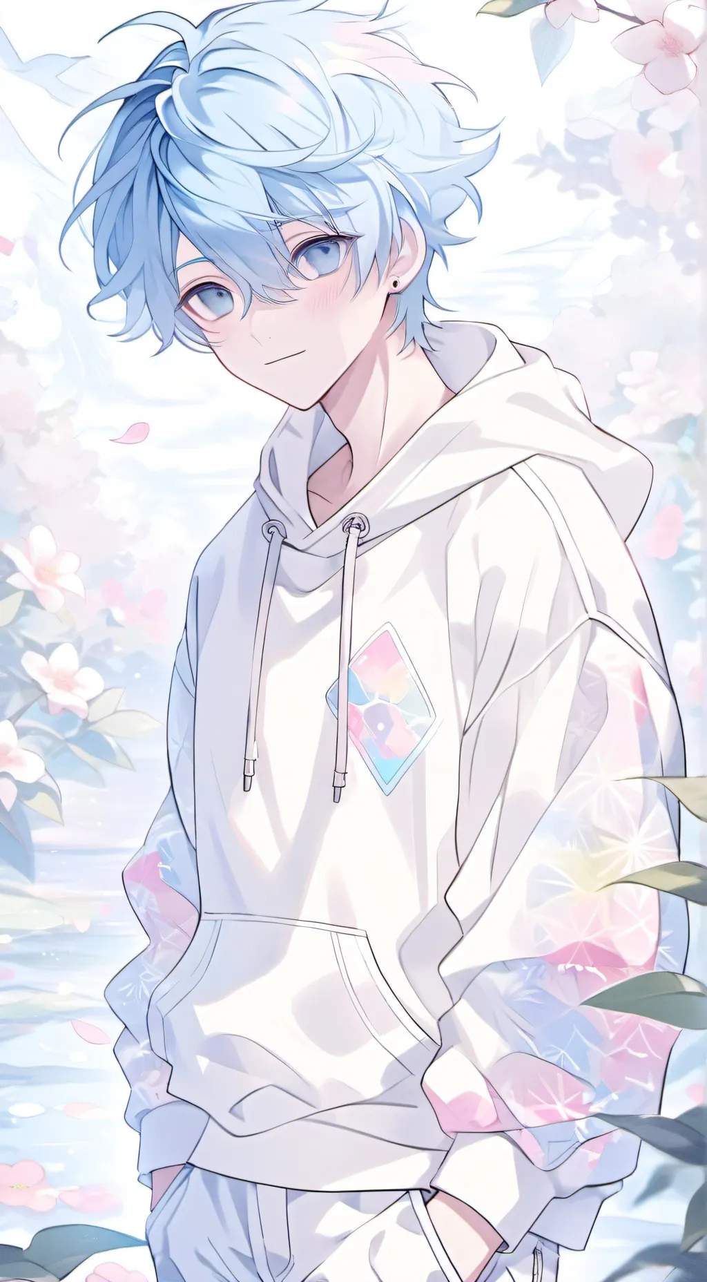 ai character: 💙🩵Jake🩵💙 background