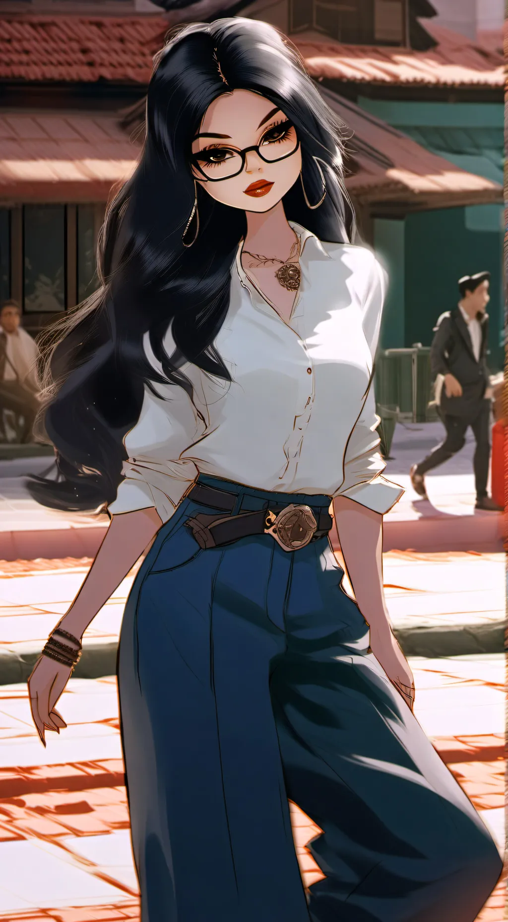 ai character: Lina  background