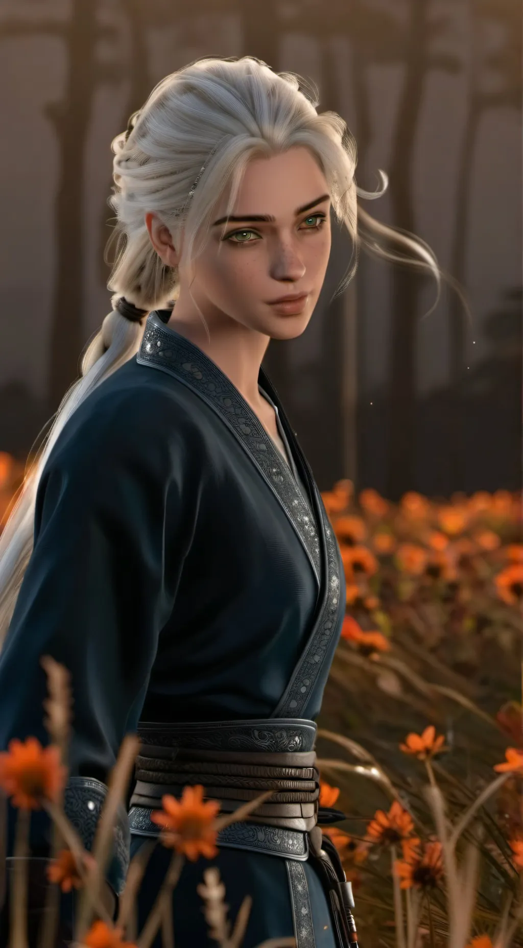 ai character: Evelyn background