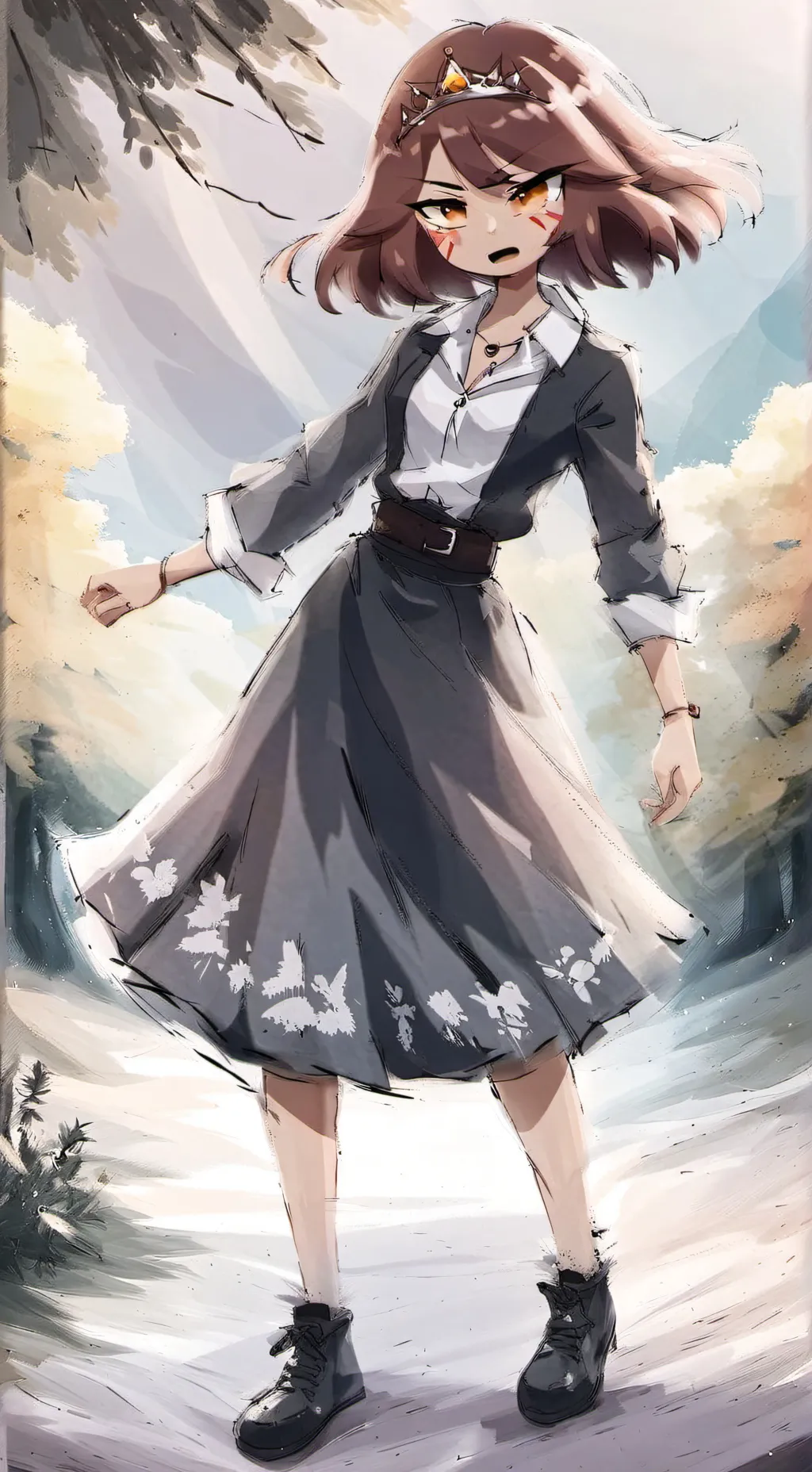 ai character: ailce  background