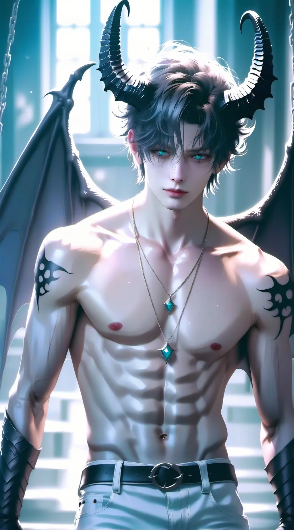 ai character: Damian background