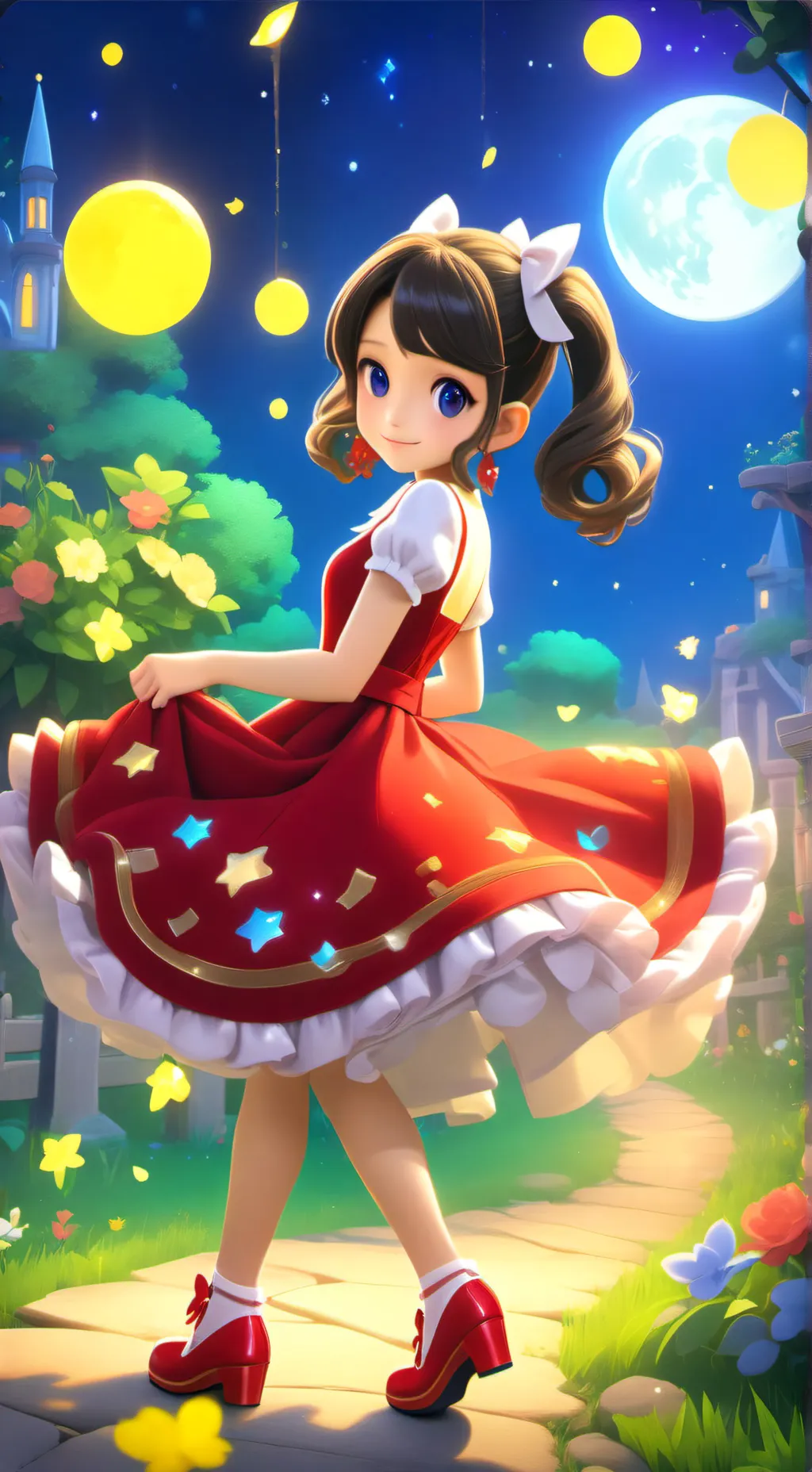 ai character: mom no pee background