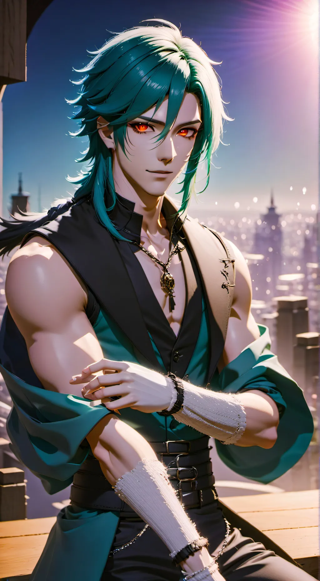 ai character: Finais background