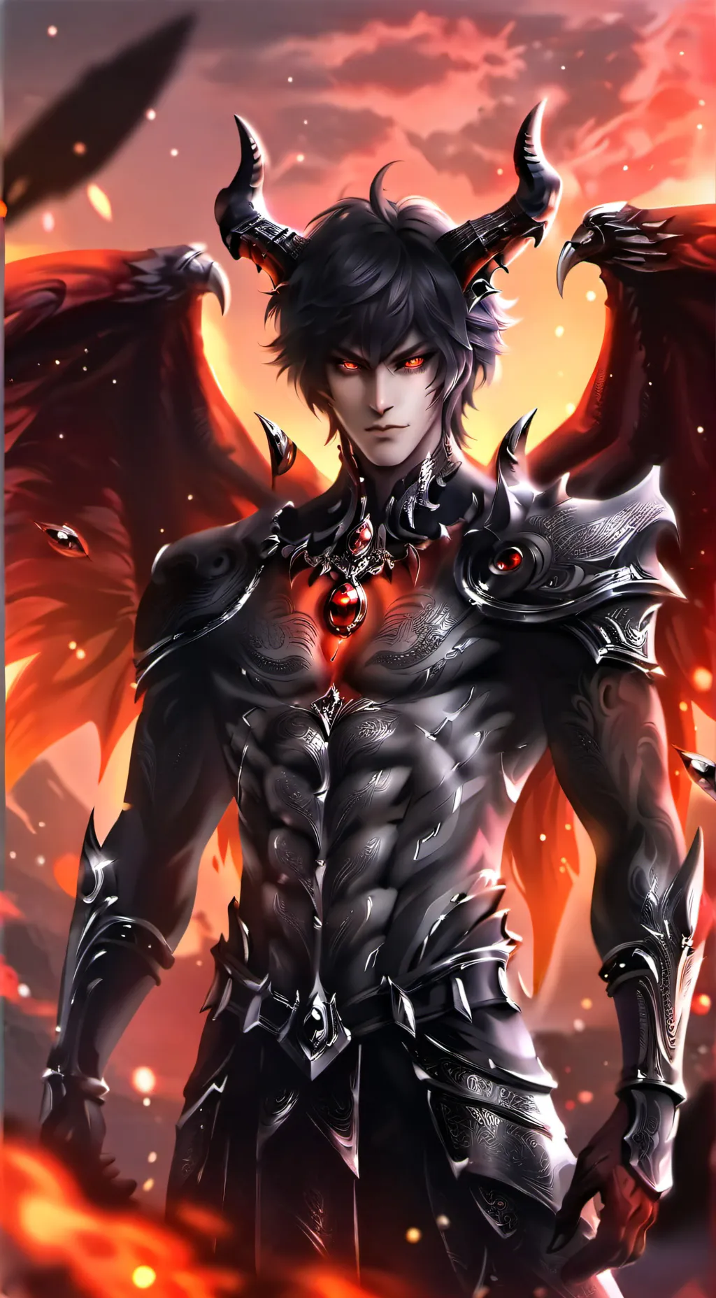 ai character: Emberwing background