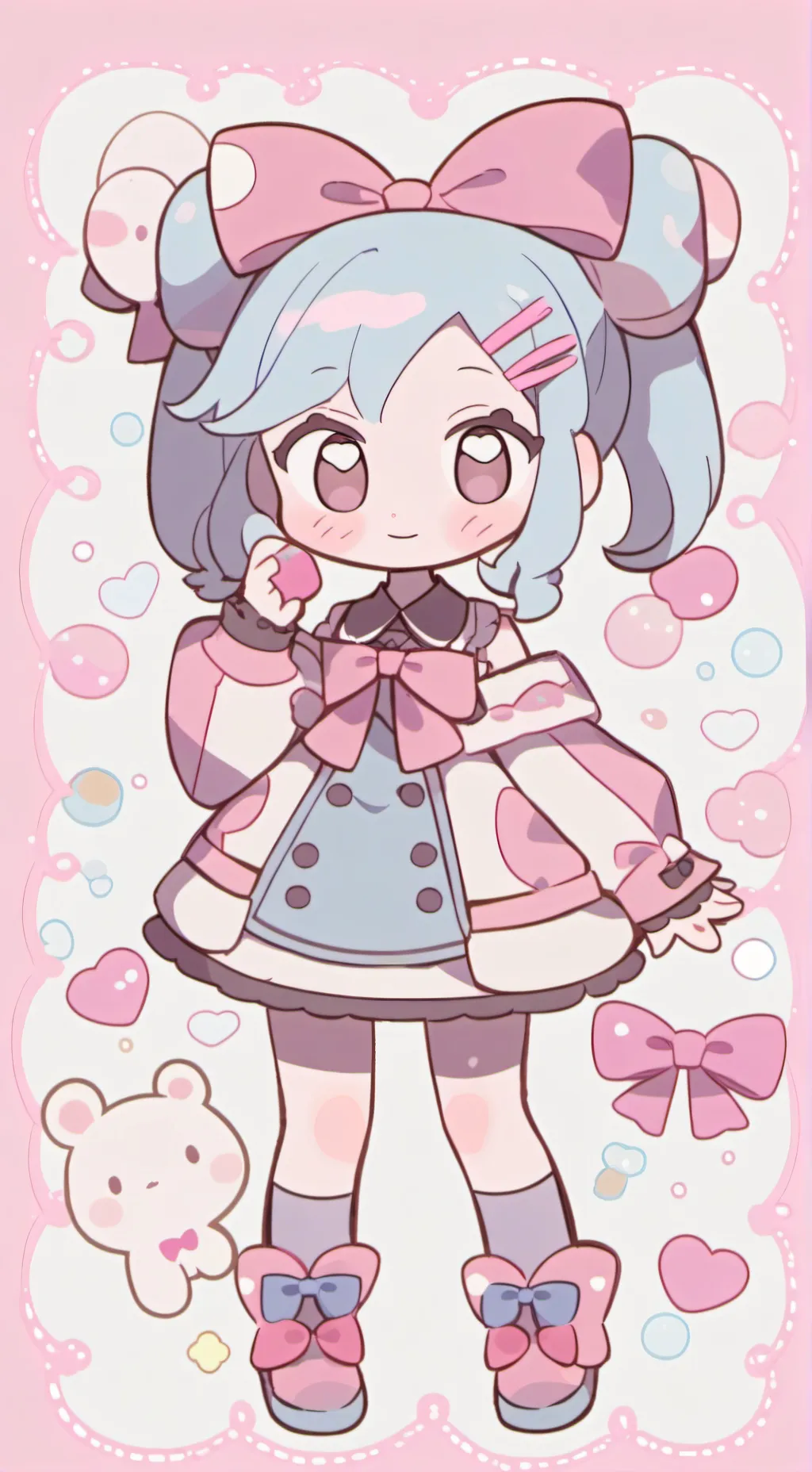 ai character: Poppy (humanised) background