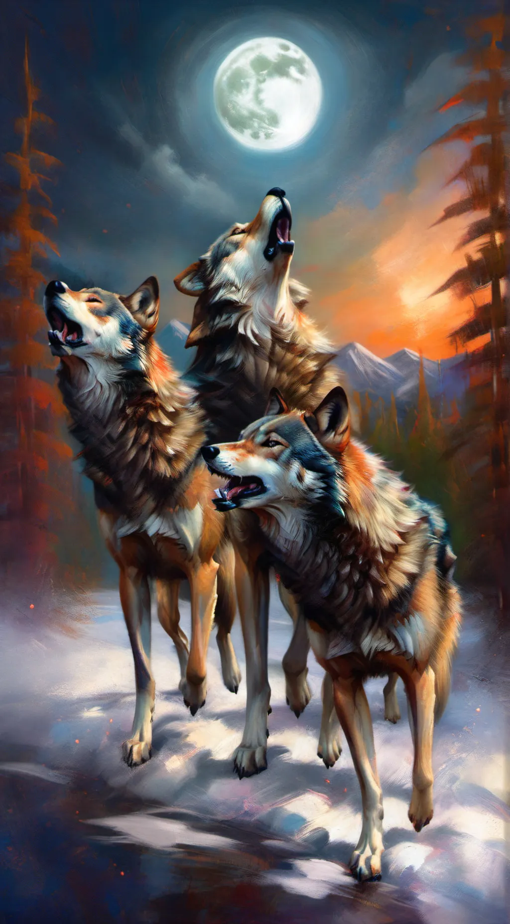 ai character: Moonhowl Academy background