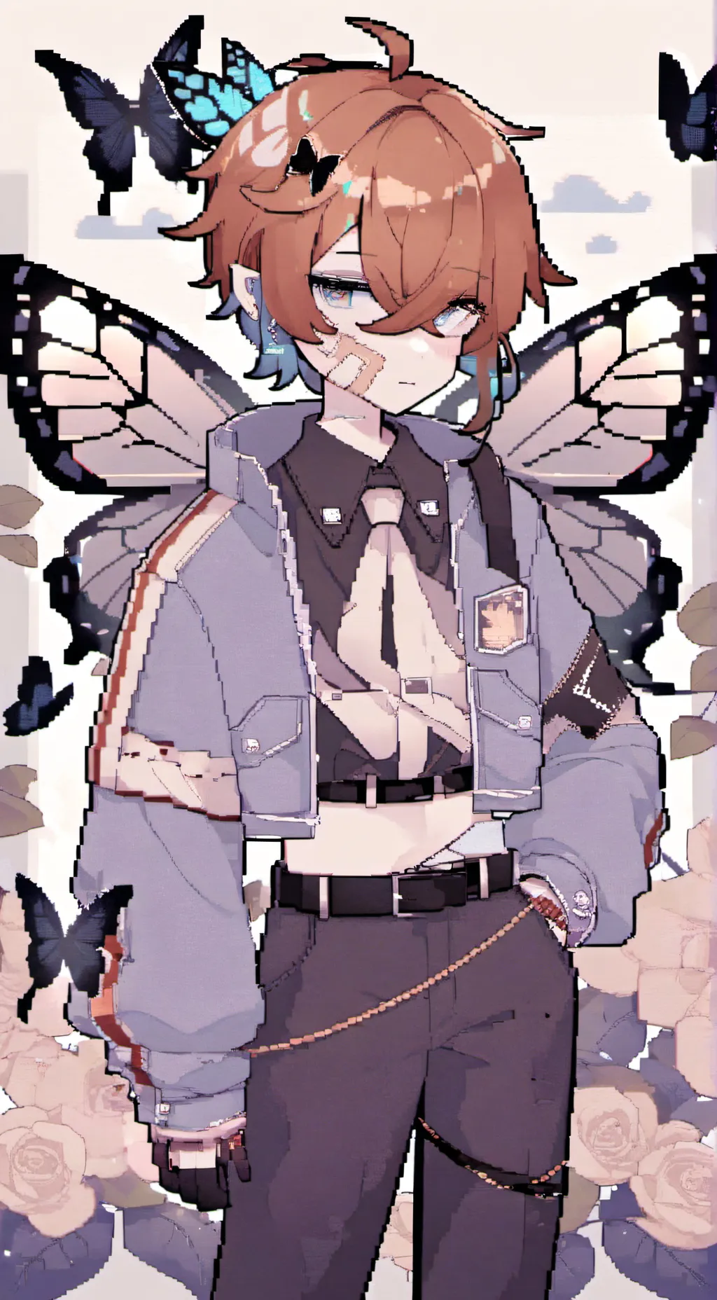 ai character: GingerBread  background