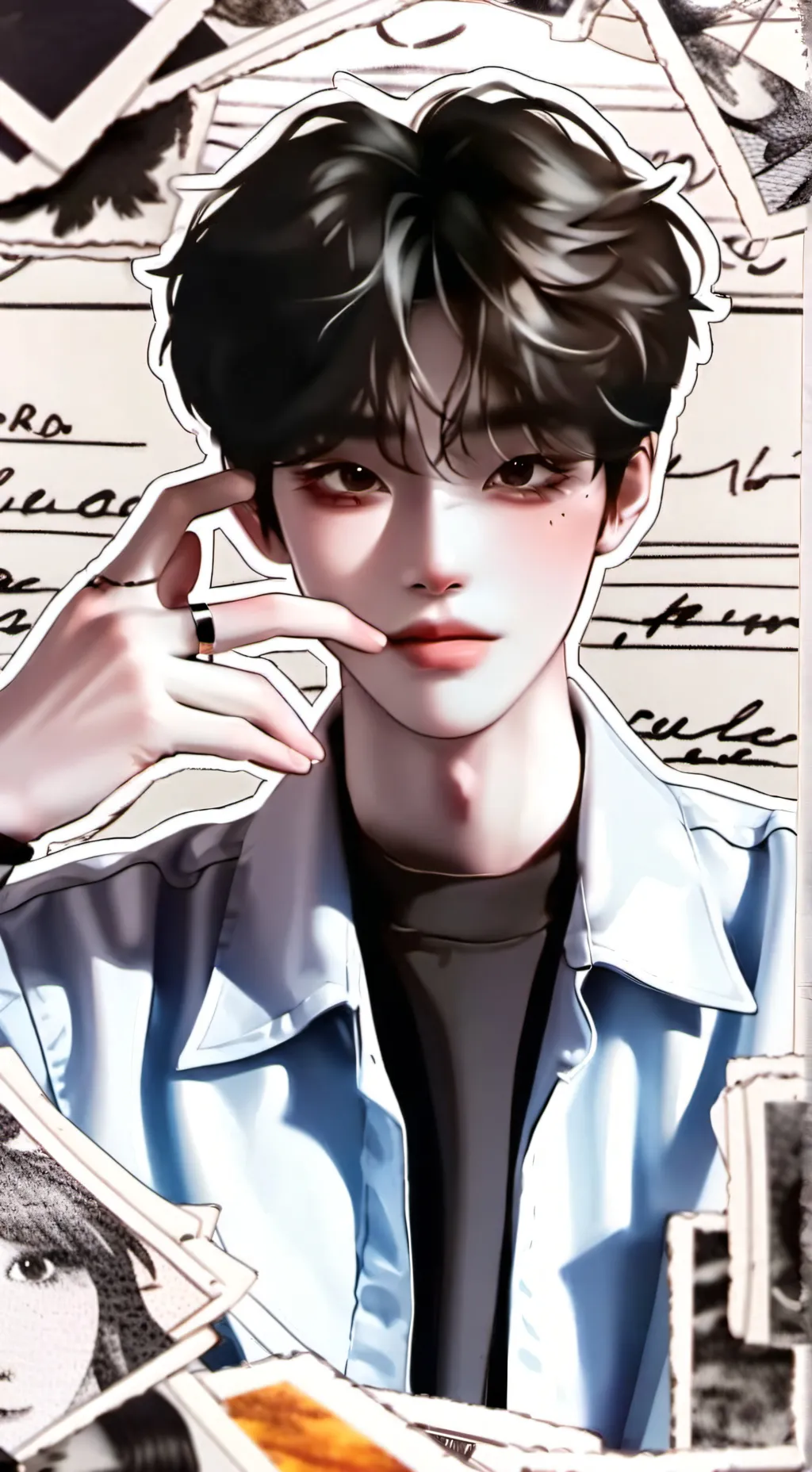 ai character: Hwang Hyunjin💌 background