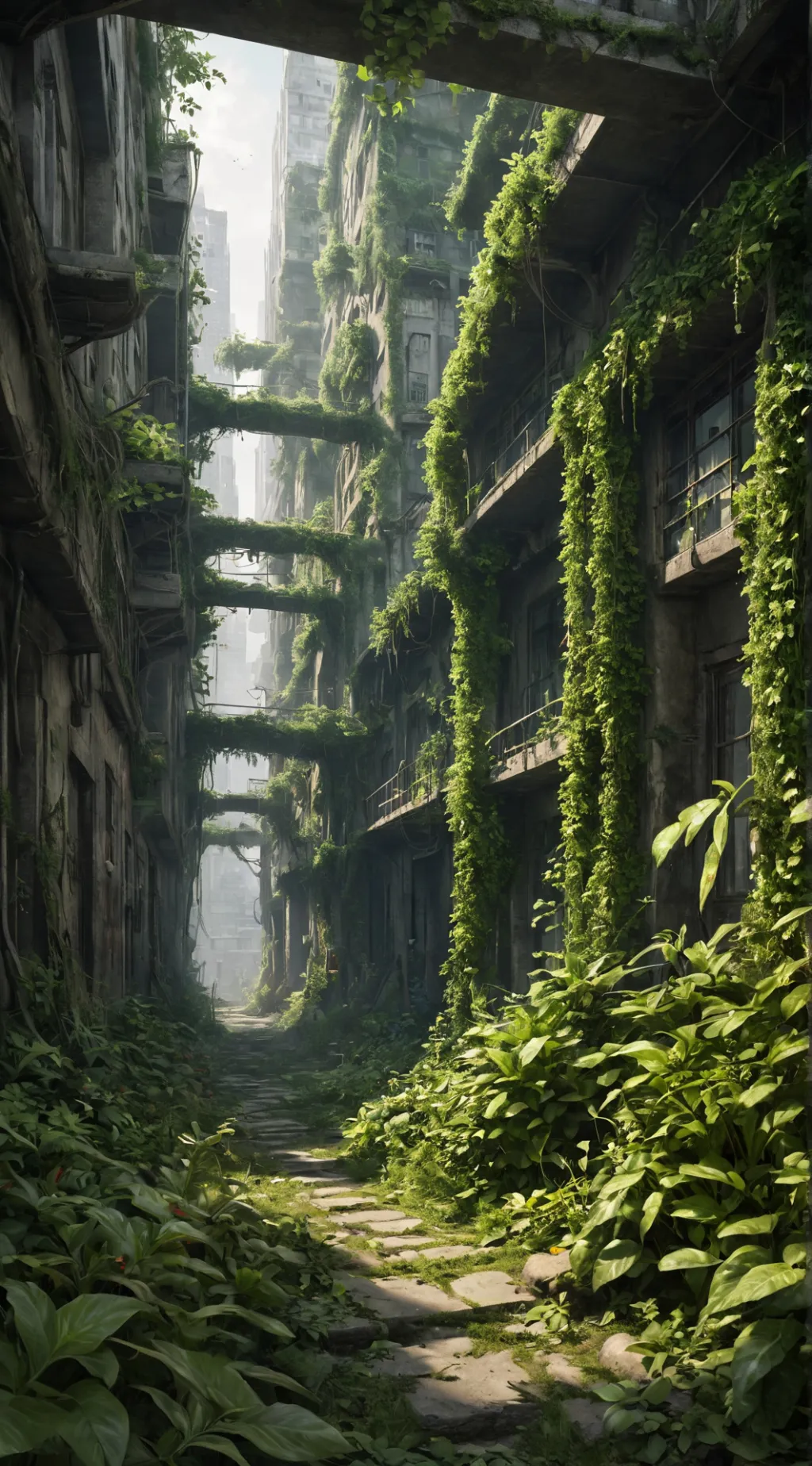 ai character: plant infection  background