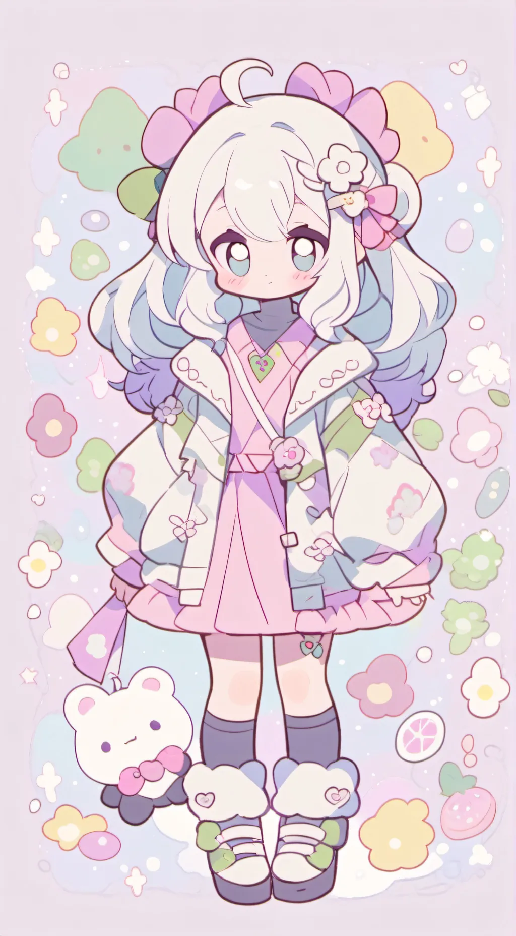 ai character: Кто-то background