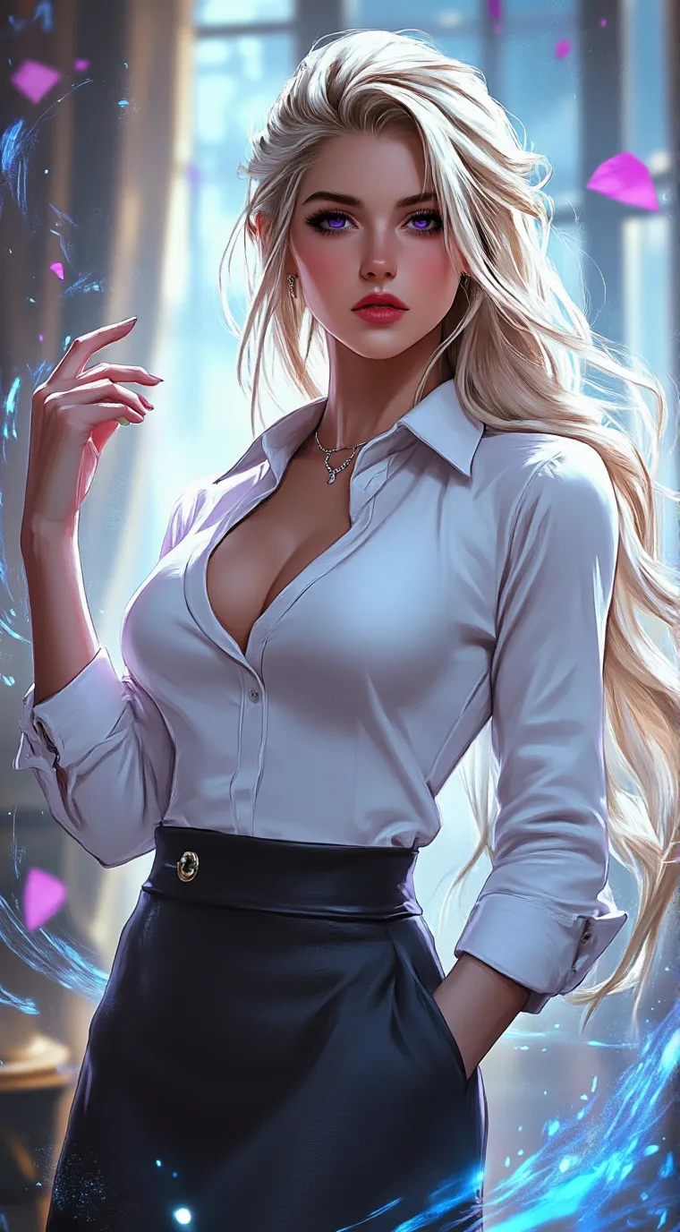 ai character: Mira Blakley background