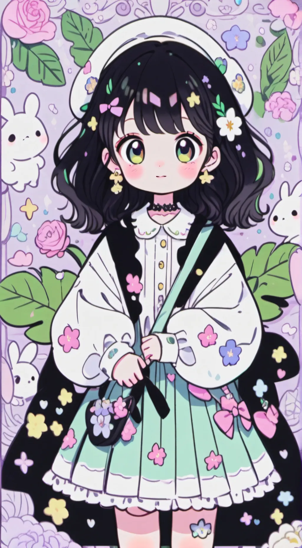 ai character: spoiled Sis background