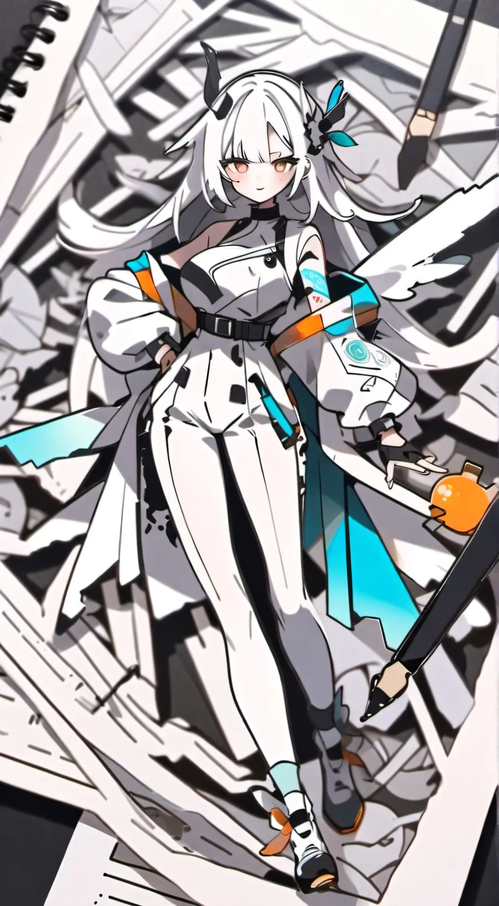 ai character: Crk background