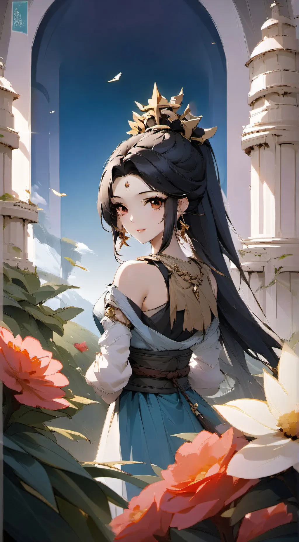 ai character: ⭐🌸 dioses 💖🔥 background