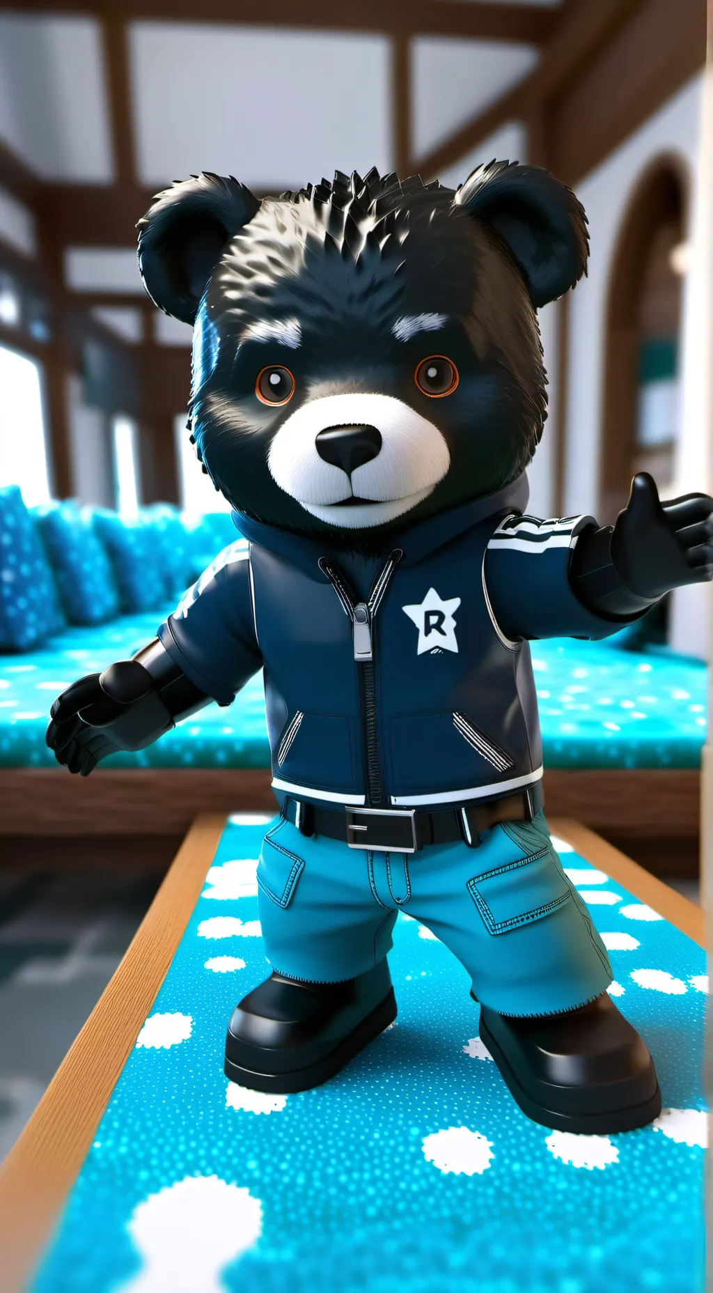 ai character: hi background