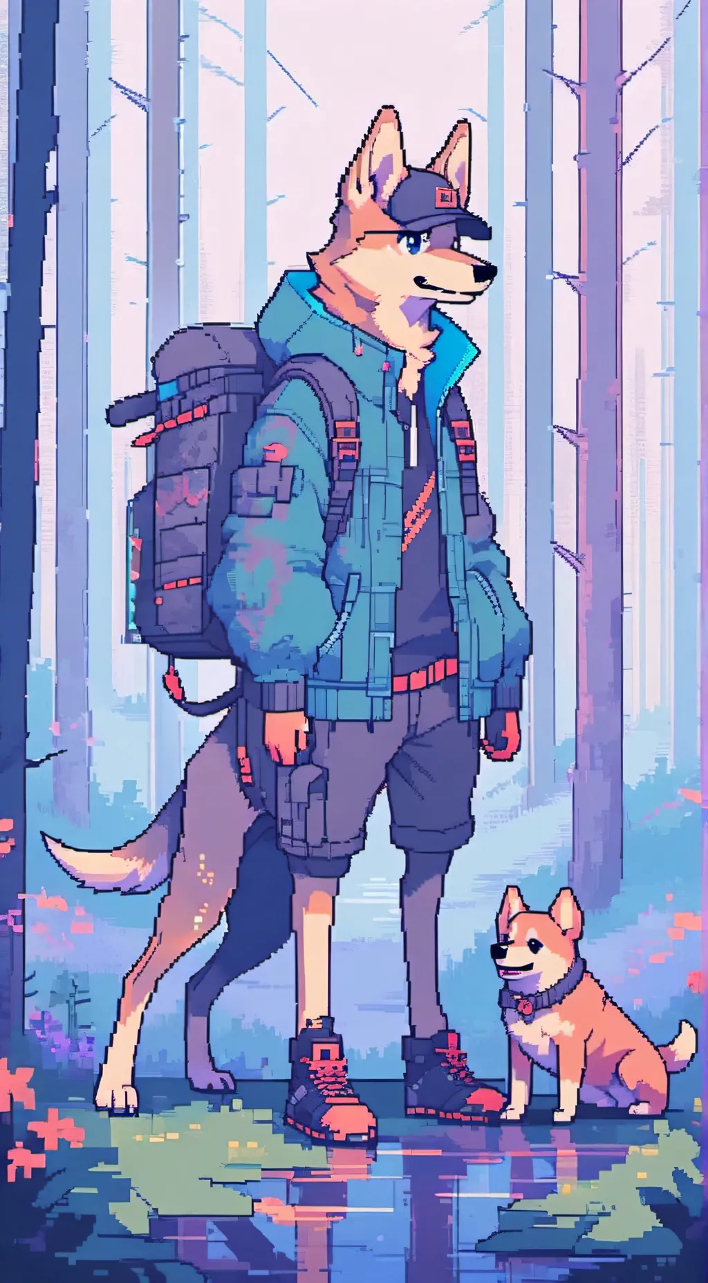 ai character: Darren the dog background