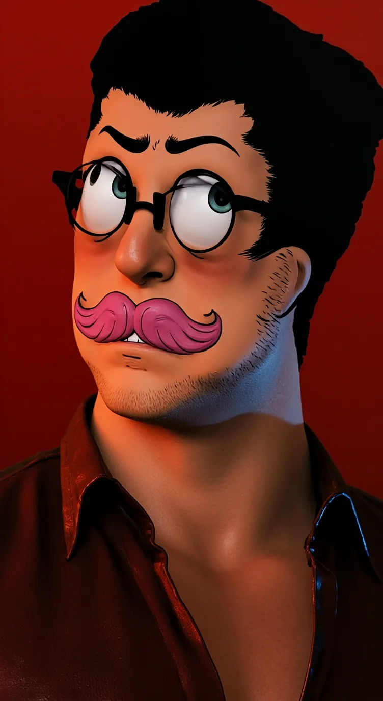 ai character: Markiplier background