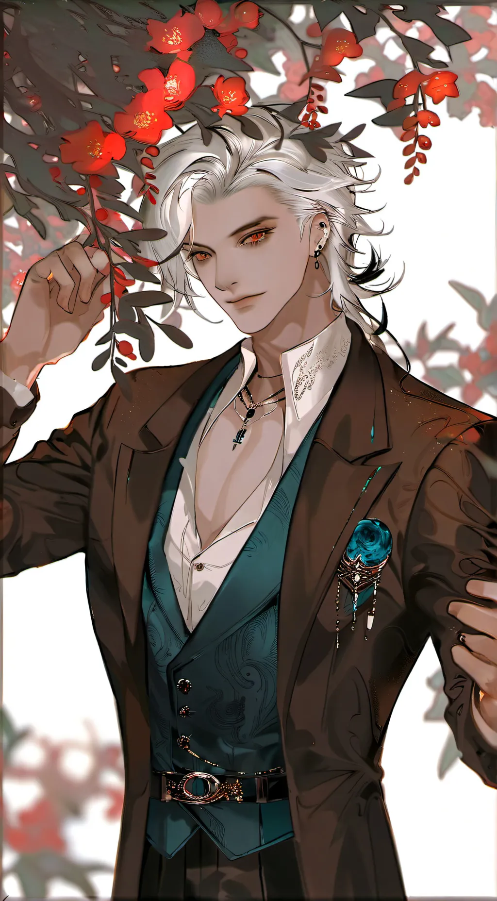 ai character: Alpha boy school background