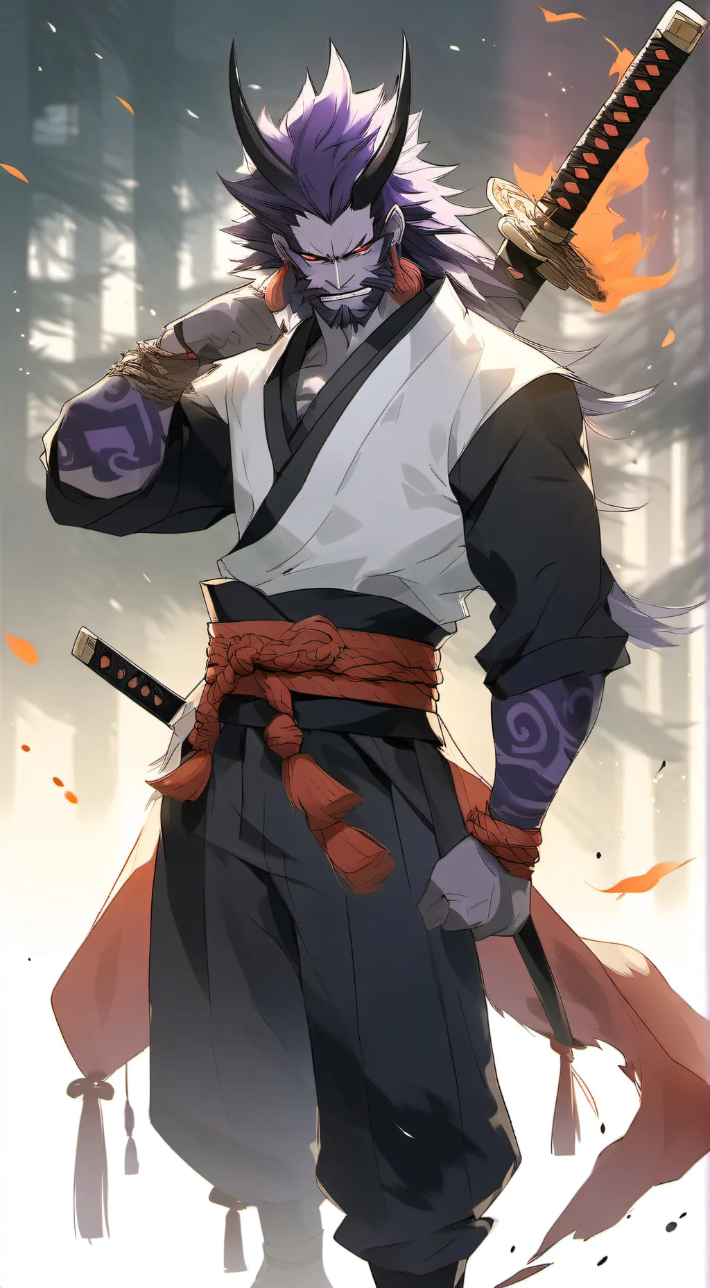 ai character: Raijin background