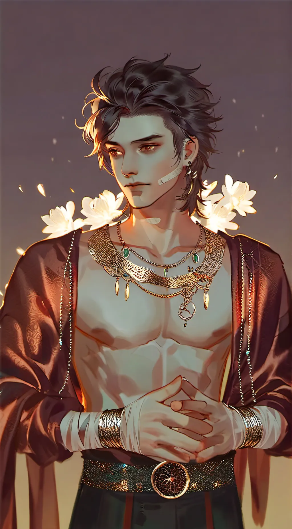 ai character: 🫁JUL!AN🩹 background