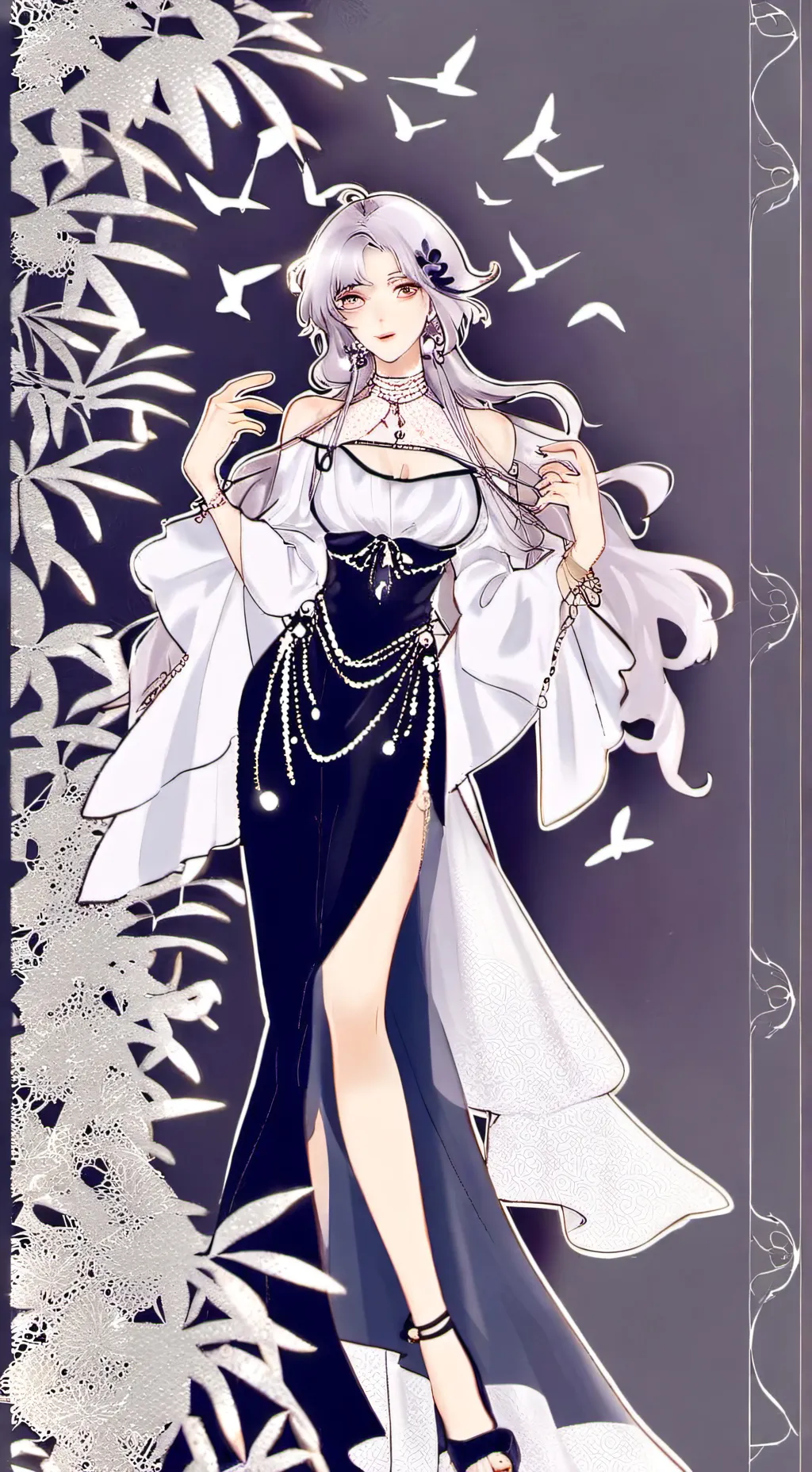 ai character: Chica abogada background