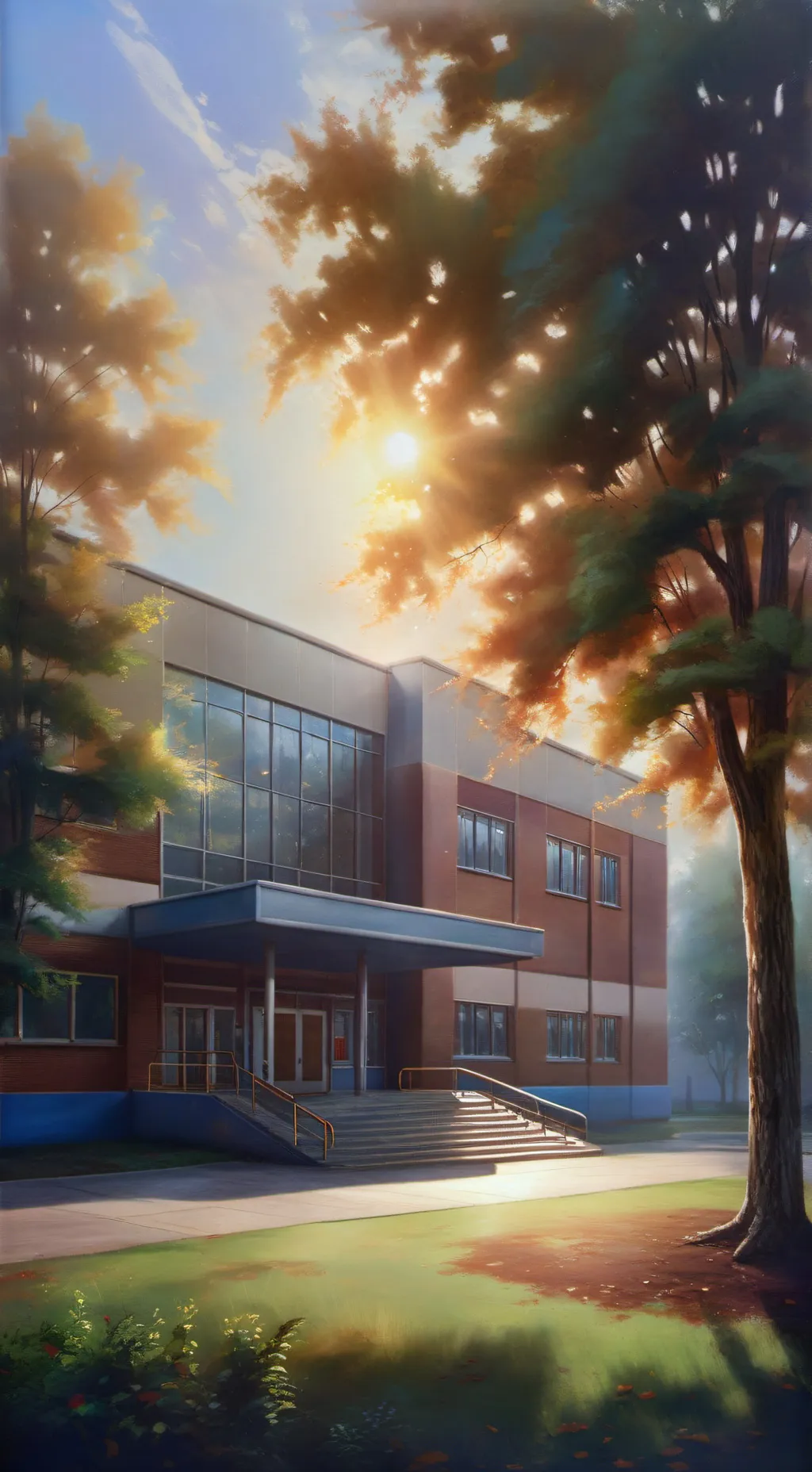 ai character: School pick me background